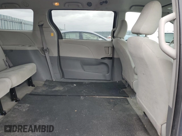 2012 Toyota Sienna with VIN 5TDZK3DC6CS236385, listed as a Copart auction lot 50236155 with 168,349 mi miles and Salvage Title. Bid and sale history available at carsss.com. Image 11.