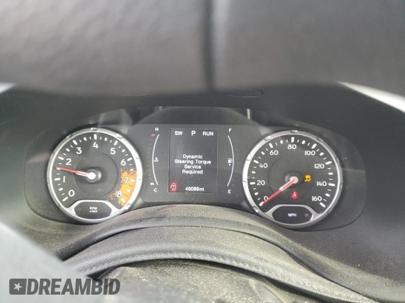 2018 Jeep Renegade Sport with VIN ZACCJAAB0JPG92224, listed as a Copart auction lot 43447115 with 46,089 mi miles and Salvage Title. Bid and sale history available at DreamBid. Image 9.