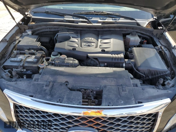 2016 Infiniti QX80 with VIN JN8AZ2NEXG9125401, listed as a Copart auction lot 65924664 with 138,858 mi miles and Salvage Title. Bid and sale history available at carsss.com. Image 12.
