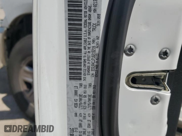 2018 Ram 2500 Tradesman with VIN 3C6UR4CJ7JG215219, listed as a Copart auction lot 55061495 with 177,075 mi miles and Salvage title. Bid and sale history available at DreamBid. Image 12.