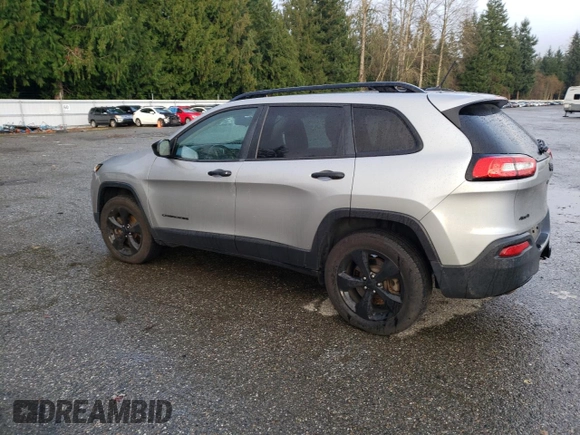 2016 Jeep Cherokee Altitude with VIN 1C4PJMAB1GW309776, listed as a Copart auction lot 81203204 with 105,775 mi miles and Salvage title. Bid and sale history available at DreamBid. Image 2.