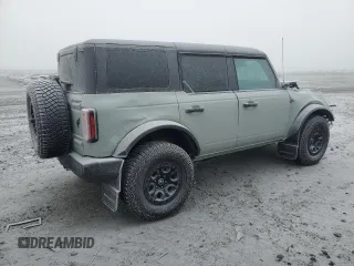 2023 Ford Bronco with VIN 1FMEE5DP5PLB08243, listed as a Copart auction lot 89197225 with 19,079 mi miles and Salvage Title. Bid and sale history available at DreamBid. Image 3.