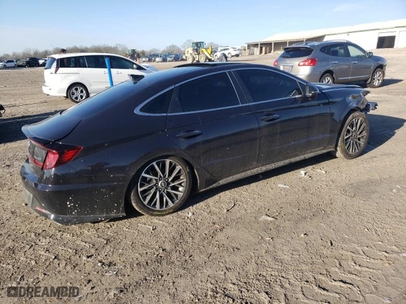 2023 Hyundai Sonata Limited with VIN KMHL34J24PA287645, listed as a Copart auction lot 43392025 with 36,090 mi miles and Salvage Title. Bid and sale history available at carsss.com. Image 3.