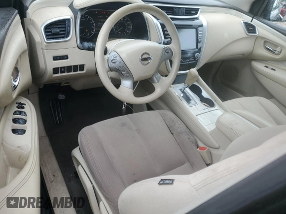 2016 Nissan Murano S z VIN 5N1AZ2MHXGN142953, wystawiony jako Copart lot #58412245 z przebiegiem 198 151 mil mil oraz Szkoda całkowita • Salvage title. Historia ofert i sprzedaży dostępna na DreamBid. Obrazek 8.