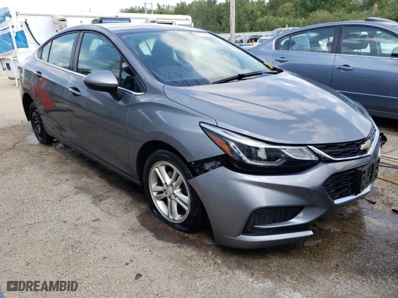 2018 Chevrolet Cruze LT with VIN 1G1BE5SM7J7155492, listed as a Copart auction lot 64747544 with 47,784 mi miles and Salvage Title. Bid and sale history available at carsss.com. Image 4.