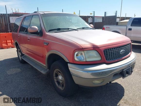 2001 Ford Expedition Eddie Bauer with VIN 1FMPU18LX1LA91135, listed as a IAAI auction lot 42737489 with 123,360 mi miles and . Bid and sale history available at DreamBid. Image 6.