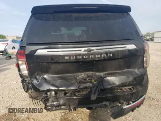 2022 Chevrolet Suburban High Country with VIN 1GNSKGKL4NR149167, listed as a Copart auction lot 70810774 with 54,817 mi miles and Salvage Title. Bid and sale history available at DreamBid. Image 6.