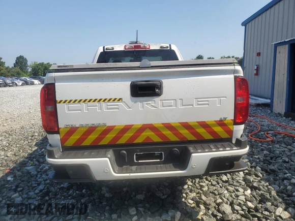 2022 Chevrolet Colorado 2WD LT with VIN 1GCHSCEA9N1120736, listed as a Copart auction lot 61763995 with 61,639 mi miles and Clean title. Bid and sale history available at DreamBid. Image 6.