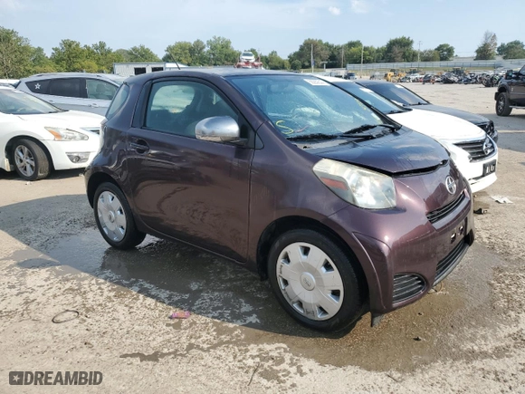 2012 Scion iQ with VIN JTNJJXB08CJ015749, listed as a Copart auction lot 69289844 with NaN miles and Salvage Title. Bid and sale history available at carsss.com. Image 4.