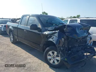 2018 Ford F-150 XL with VIN 1FTEX1CB1JKD88575, listed as a IAAI auction lot 42395186 with 80,056 mi miles and . Bid and sale history available at DreamBid. Image 1.