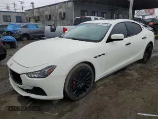 2016 Maserati Ghibli z VIN ZAM57XSA2G1175656, wystawiony jako Copart lot #44798125 z przebiegiem 105 496 mil mil oraz Szkody całkowita. Historia ofert i sprzedaży dostępna na DreamBid. Obrazek 1.