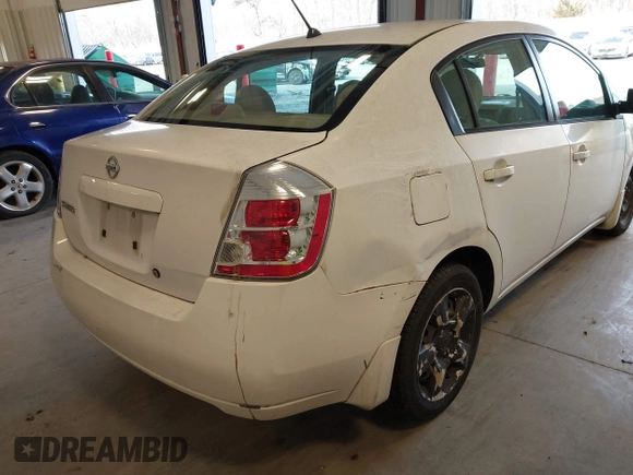 2008 Nissan Sentra 2.0 with VIN 3N1AB61E98L750493, listed as a IAAI auction lot 41595220 with 215,488 mi miles and . Bid and sale history available at DreamBid. Image 6.