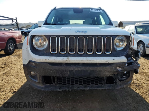 2015 Jeep Renegade Latitude with VIN ZACCJABT2FPB95321, listed as a Copart auction lot 47185875 with 117,714 mi miles and Salvage Title. Bid and sale history available at carsss.com. Image 5.