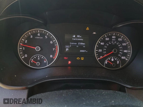 2020 Kia Optima LX with VIN 5XXGT4L32LG386040, listed as a Copart auction lot 82916454 with 84,807 mi miles and Salvage title. Bid and sale history available at DreamBid. Image 9.