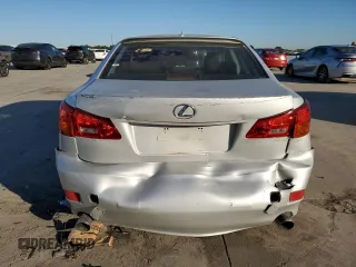 2008 Lexus IS with VIN JTHBK262X82079988, listed as a Copart auction lot 73482344 with 316,599 mi miles and Salvage Title. Bid and sale history available at carsss.com. Image 6.