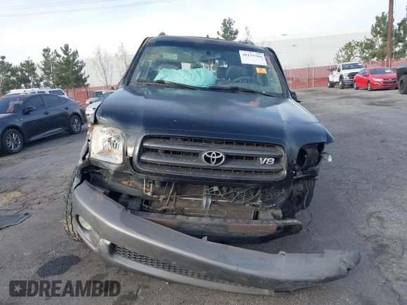2003 Toyota Sequoia SR5 with VIN 5TDZT34A93S191177, listed as a IAAI auction lot 41175704 with Not Provided miles and . Bid and sale history available at DreamBid. Image 12.