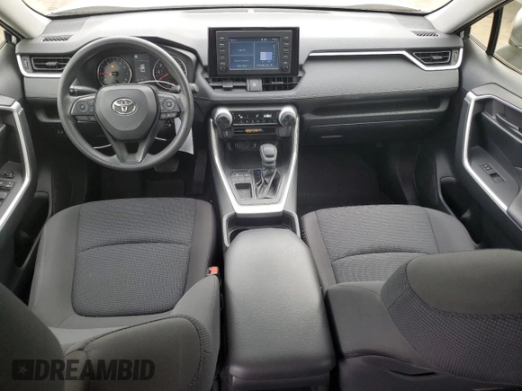 2019 Toyota RAV4 LE with VIN JTMH1RFV7KJ003899, listed as a Copart auction lot 52204315 with 27,491 mi miles and Salvage Title. Bid and sale history available at carsss.com. Image 8.