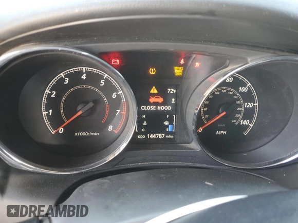 2012 Mitsubishi Outlander SE with VIN JA4AP4AU4CZ006855, listed as a Copart auction lot 52328845 with 144,787 mi miles and Salvage title. Bid and sale history available at DreamBid. Image 9.