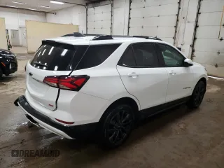 2022 Chevrolet Equinox RS with VIN 3GNAXMEV8NS120941, listed as a Copart auction lot 51056075 with 50,197 mi miles and Non Repairable. Bid and sale history available at DreamBid. Image 3.