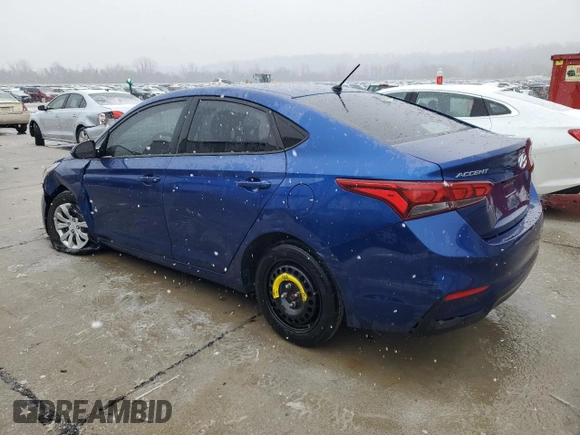 2019 Hyundai Accent SE with VIN 3KPC24A3XKE068114, listed as a Copart auction lot 45110065 with 112,756 mi miles and Salvage Title. Bid and sale history available at DreamBid. Image 2.