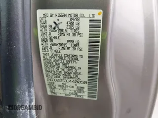 2003 Nissan Frontier XE z VIN 1N6DD26T63C440050, wystawiony jako IAAI lot #42360580 z przebiegiem 257 982 mil mil oraz . Historia ofert i sprzedaży dostępna na DreamBid. Obrazek 9.