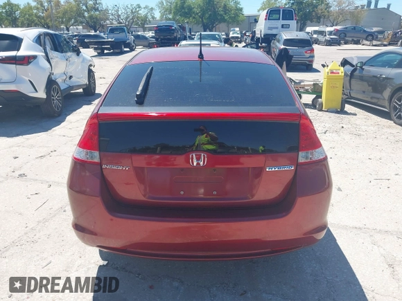 2010 Honda Insight EX with VIN JHMZE2H71AS021062, listed as a IAAI auction lot 41857350 with 45,558 mi miles and . Bid and sale history available at carsss.com. Image 17.