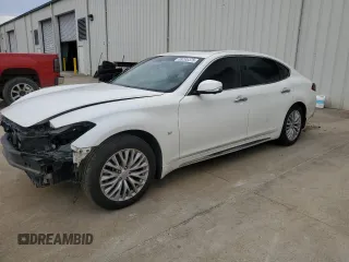 2016 Infiniti Q70 z VIN JN1BY1PP9GM631376, wystawiony jako Copart lot #89205375 z przebiegiem 100 433 mil mil oraz Szkoda całkowita • Salvage title. Historia ofert i sprzedaży dostępna na DreamBid. Obrazek 1.