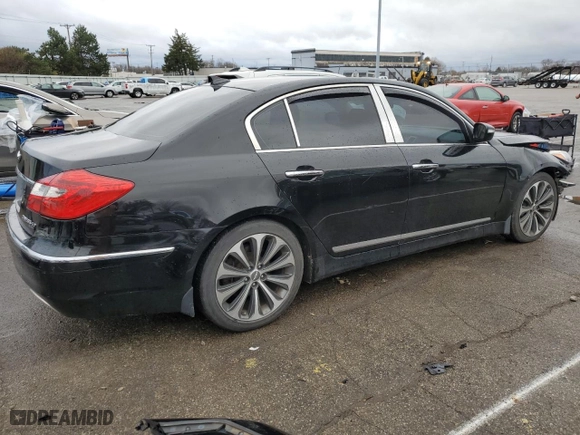 2013 Hyundai Genesis 5.0L R-Spec with VIN KMHGC4DH7DU219710, listed as a Copart auction lot 84150844 with 118,054 mi miles and Salvage Title. Bid and sale history available at carsss.com. Image 3.