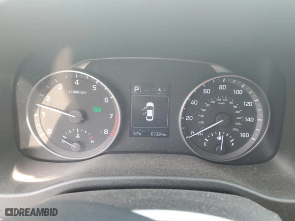 2018 Hyundai Elantra Value Edition with VIN 5NPD84LF7JH356712, listed as a Copart auction lot 52488155 with 67,334 mi miles and Salvage Title. Bid and sale history available at carsss.com. Image 9.