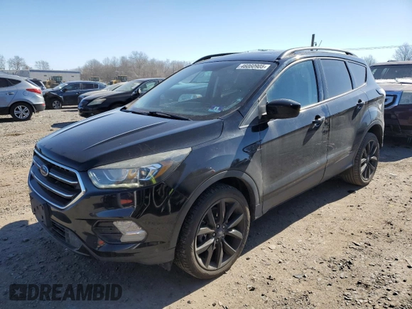 2017 Ford Escape SE with VIN 1FMCU9GD1HUC70739, listed as a Copart auction lot 46060905 with 127,041 mi miles and Clean Title. Bid and sale history available at DreamBid. Image 1.