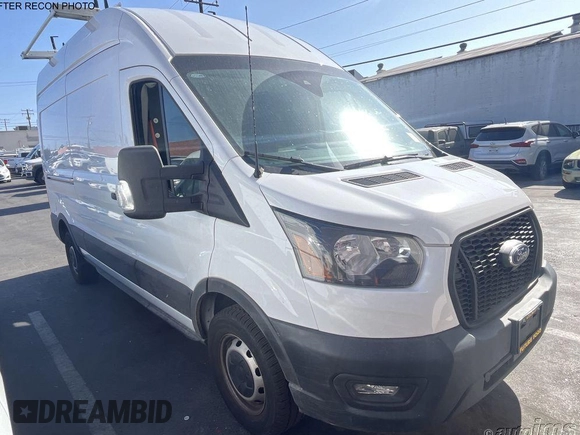 2023 Ford Transit Cargo with VIN 1FTBR1X87PKC09251, listed as a IAAI auction lot 42762766 with 20,509 mi miles and . Bid and sale history available at DreamBid. Image 6.