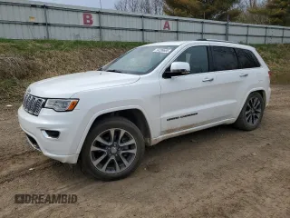 2017 Jeep Grand Cherokee Overland with VIN 1C4RJFCG1HC608250, listed as a Copart auction lot 54299695 with 48,310 mi miles and Clean Title. Bid and sale history available at carsss.com. Image 1.
