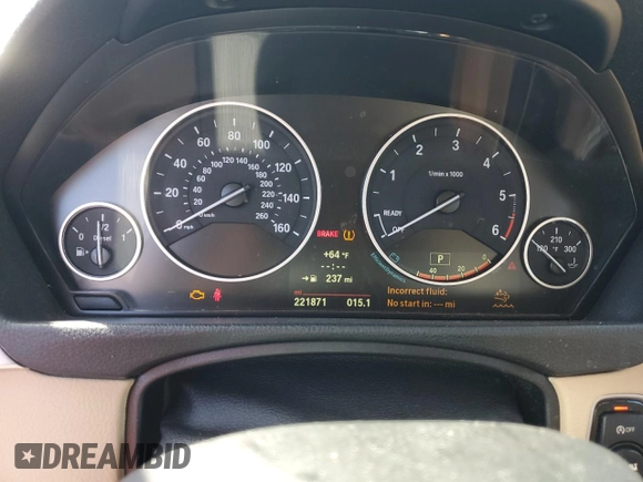 2014 BMW 3 Series 328d xDrive with VIN WBA3D5C57EKX98110, listed as a Copart auction lot 49326425 with 221,871 mi miles and Clean Title. Bid and sale history available at carsss.com. Image 9.