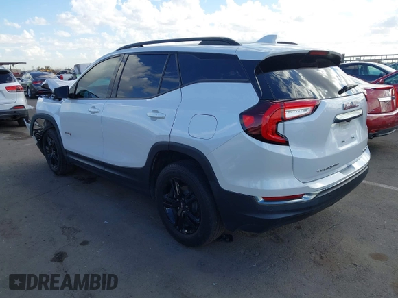 2022 GMC Terrain AT4 with VIN 3GKALYEV1NL163513, listed as a IAAI auction lot 42034936 with 57,935 mi miles and . Bid and sale history available at DreamBid. Image 3.