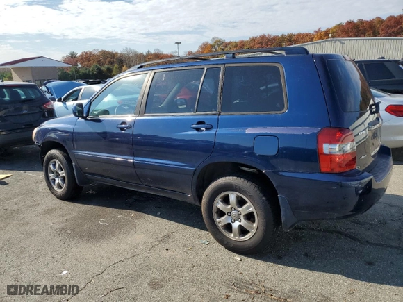 2005 Toyota Highlander with VIN JTEHD21A450037355, listed as a Copart auction lot 74031354 with 81,256 mi miles and Salvage Title. Bid and sale history available at carsss.com. Image 2.