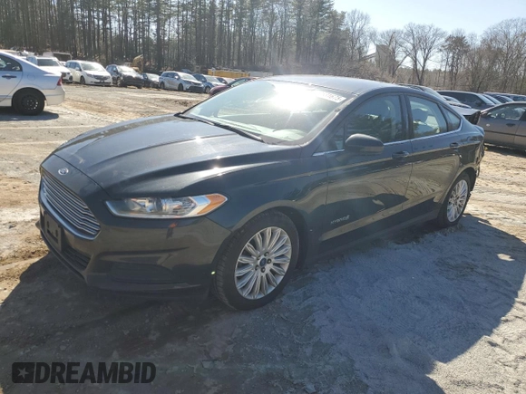 2015 Ford Fusion S Hybrid with VIN 3FA6P0UU1FR199335, listed as a Copart auction lot 49631675 with 158,476 mi miles and Clean Title. Bid and sale history available at carsss.com. Image 1.