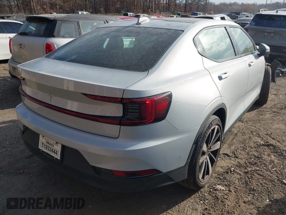 2021 Polestar 2 Launch Edition with VIN LPSED3KA6ML010269, listed as a IAAI auction lot 40809811 with 40,595 mi miles and . Bid and sale history available at DreamBid. Image 4.