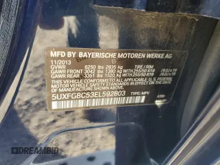 2014 BMW X6 50i z VIN 5UXFG8C53EL592803, wystawiony jako Copart lot #79621904 z przebiegiem 154 595 mil mil oraz Szkoda całkowita • Salvage title. Historia ofert i sprzedaży dostępna na DreamBid. Obrazek 13.