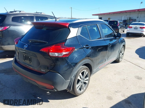 2019 Nissan Kicks S with VIN 3N1CP5CU3KL535479, listed as a IAAI auction lot 41302465 with 97,148 mi miles. Bid and sale history available at carsss.com. Image 4.