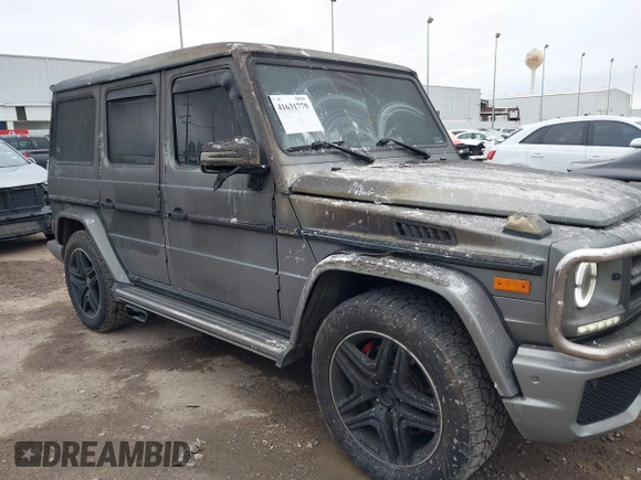 2017 Mercedes-Benz G-Class AMG G 63 with VIN WDCYC7DF9HX277129, listed as a IAAI auction lot 41631779 with 93,810 mi miles. Bid and sale history available at carsss.com. Image 6.