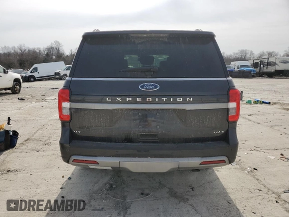 2024 Ford Expedition Max XLT with VIN 1FMJK1J81REA75973, listed as a Copart auction lot 47080095 with 6,711 mi miles and Salvage Title. Bid and sale history available at DreamBid. Image 6.
