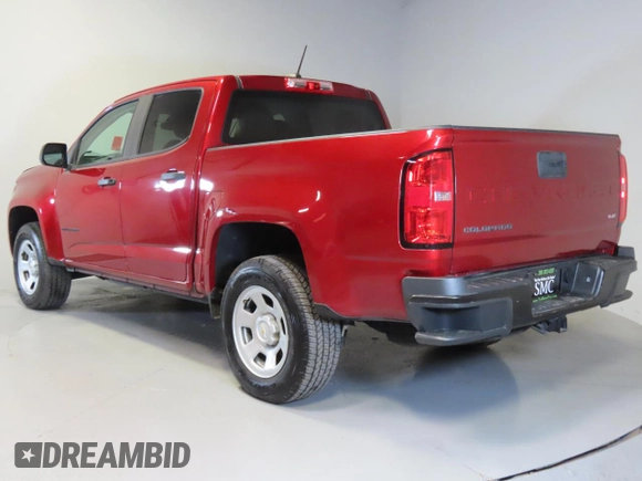 2021 Chevrolet Colorado 2WD Work Truck z VIN 1GCGSBEN0M1174272, wystawiony jako Copart lot #42055435 z przebiegiem 58 052 mil mil oraz Szkoda całkowita • Salvage title. Historia ofert i sprzedaży dostępna na DreamBid. Obrazek 4.