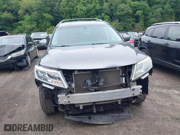 2015 Nissan Pathfinder S z VIN 5N1AR2MM3FC675623, wystawiony jako IAAI lot #42697236 z przebiegiem 99 686 mil mil oraz . Historia ofert i sprzedaży dostępna na DreamBid. Obrazek 13.