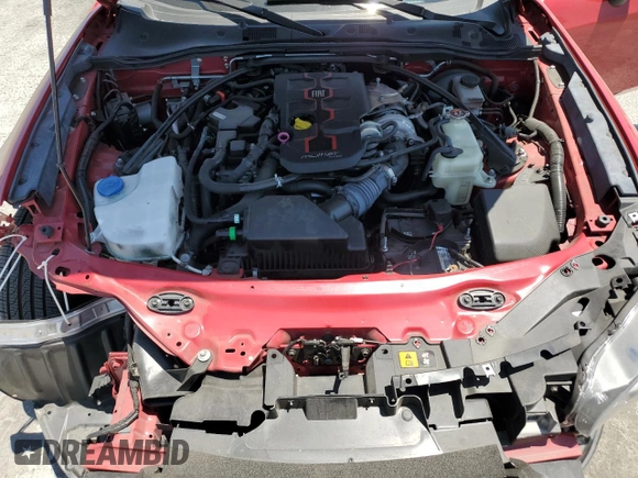 2017 FIAT 124 Spider Lusso with VIN JC1NFAEKXH0125617, listed as a Copart auction lot 58742395 with 18,930 mi miles and Salvage title. Bid and sale history available at DreamBid. Image 11.