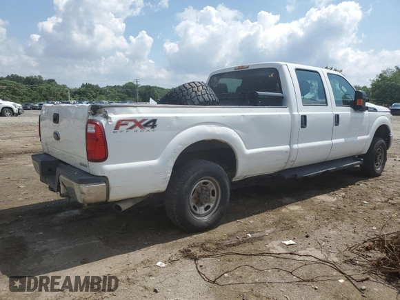 2016 Ford F-250 Lariat with VIN 1FT7W2B61GEB38430, listed as a Copart auction lot 64350615 with Not provided miles and Clean title. Bid and sale history available at DreamBid. Image 3.