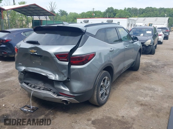 2023 Chevrolet Blazer LT с VIN 3GNKBCR44PS225011, выставлен на аукционе IAAI как лот 42774476 с пробегом 84 750 миль миль и . История ставок и продаж доступна на DreamBid. Изображение 4.