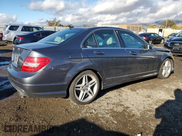 2013 Mercedes-Benz C 350 Sport with VIN WDDGF5HB9DA868195, listed as a Copart auction lot 80343384 with 96,252 mi miles and Salvage Title. Bid and sale history available at DreamBid. Image 3.