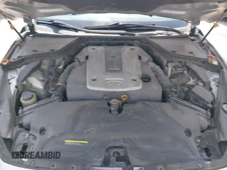 2015 Infiniti Q50 Premium with VIN JN1BV7AP4FM356812, listed as a IAAI auction lot 42135635 with 183,689 mi miles. Bid and sale history available at carsss.com. Image 10.
