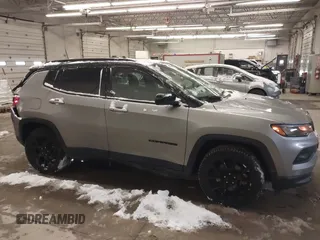2023 Jeep Compass Latitude with VIN 3C4NJDBN6PT549752, listed as a IAAI auction lot 41225196 with 23,349 mi miles and . Bid and sale history available at DreamBid. Image 13.