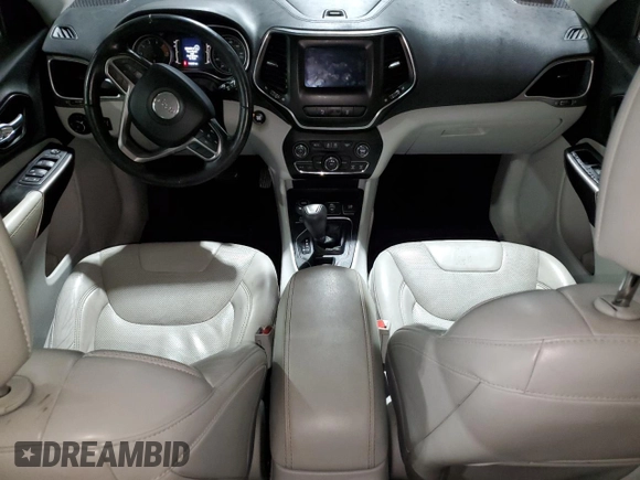 2020 Jeep Cherokee Latitude Plus with VIN 1C4PJMLX1LD635981, listed as a Copart auction lot 74984994 with 113,107 mi miles and Salvage Title. Bid and sale history available at DreamBid. Image 8.